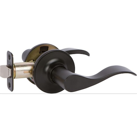 Delaney Hardware Callan Bennett Black Hall/Closet Door Handle BN5014R